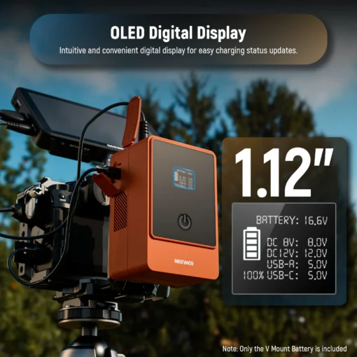 باتری قدرتمند برای فیلم‌برداری طولانی NEEWER PS099E - Image 9